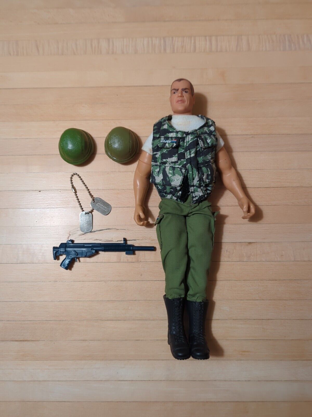 Vintage Hasbro GI Joe 12in Action Figure Grunt Sergeant Robert W Graves 1992 Lot