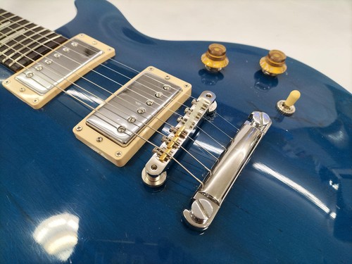 GIBSON LLes Paul Standard Double Cutaway Blue Electric Guitar Used From Japan - Picture 4 of 19