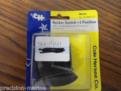 M-58031-07 Cole Hersee Rocker Arm Switch Momemntary On. With 2