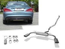  Duplex Racinganlage ab Kat Mercedes CLA C117/X117 je 145x65mm trapez