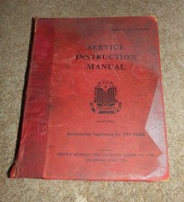 Triumph Tr2 Tr3 Original Service Instruction Manual Workshop No. 502602