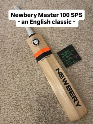 Newbery Master 100 SPS Grade 1 SH 2.12 Cricketschläger gebraucht UVP: 560£