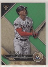 2017 Topps Triple Threads Emerald 47/250 Giancarlo Stanton #19 9su