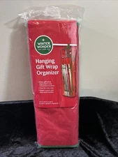 HANGING GIFT WRAP ORGANIZER by Winter Wonder Lane - NEW in SEALED PACKAGE