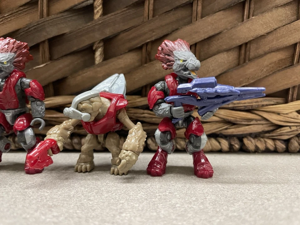 Banished Grunt Jackal Skirmisher Lot Halo Mega Bloks Construx Infinite Wars 2 - Imagem 3 de 3