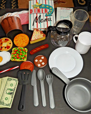 Melissa Doug Star Diner Restaurant Play Set Incomplete - Missing 5 pieces READ