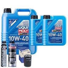 Ölfilter + LIQUI MOLY 7L SUPER LEICHTLAUF 10W-40 für ALPINE CHEVROLET CITROËN DA