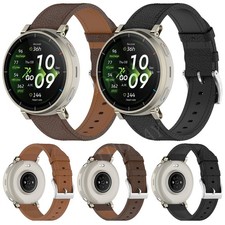 20mm 22mm Leather Band Strap For Amazfit GTS GTR 4 3 2 Mini/Bip 6 5/Stratos 3 2S