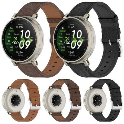 20mm 22mm Leather Band Strap For Amazfit GTS GTR 4 3 2 Mini/Bip 6 5/Stratos 3 2S