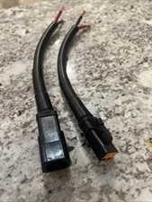 DTP Waterproof 10 AWG Assembled Deutsch 2 Pin Harness connector wire Pigtail