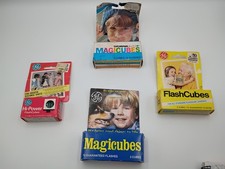 Vtg Mixed Lot 10 Sylvania Flash Cubes GE Magicubes 4 Pkgs 1 Partial