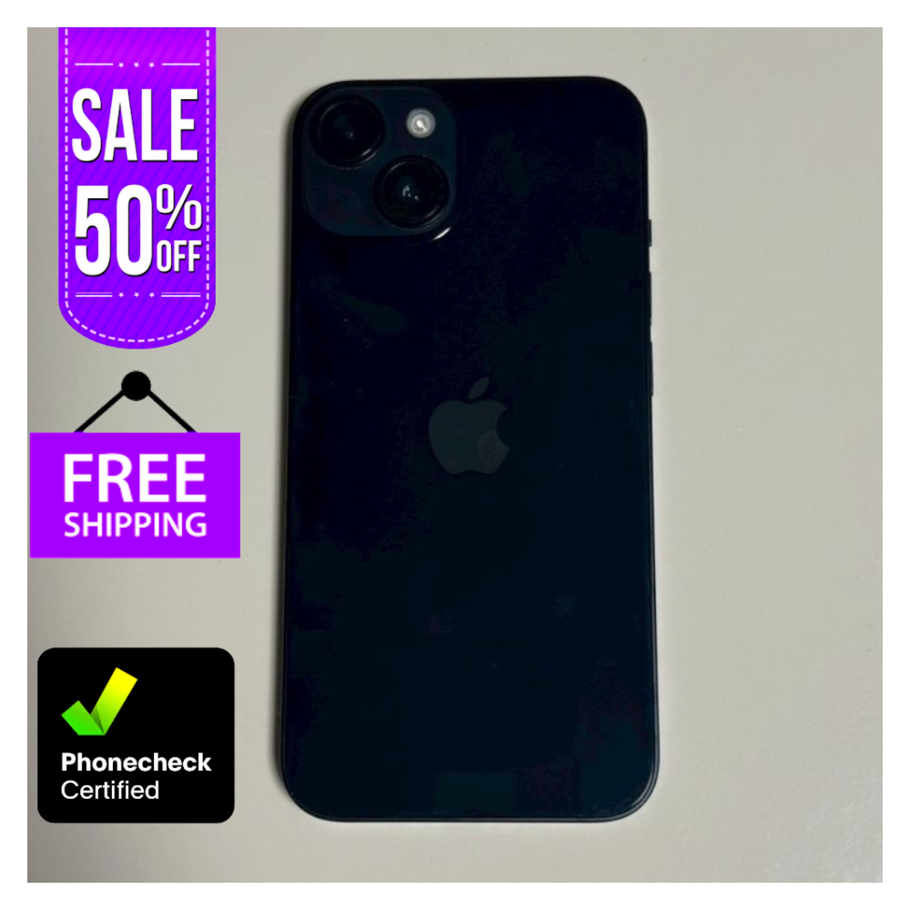 Apple iPhone 14 128GB 512GB-Midnight Blue Purple- Unlocked Verizon