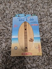 Hook And Ring Toss Game - Tiki Toss Short Board Edition - 100 Bamboo Party Game