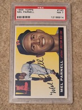 1955 Topps Mel Parnell  #140 PSA 7