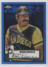 2021 Chrome Platinum Anniversary Mega Box Blue Prism Refractor Gene Tenace 2k3