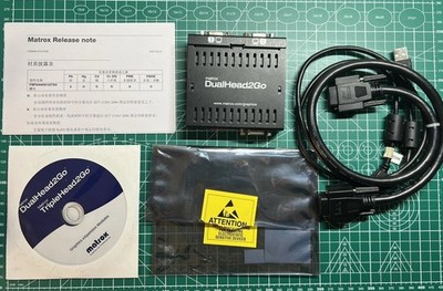 Matrox DualHead2Go Analog Edition Multi Display Adapter mit OVP & Zubehör