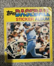 Topps Baseball Sticker Album 1981-with Every Single Stickers In Place See Pics