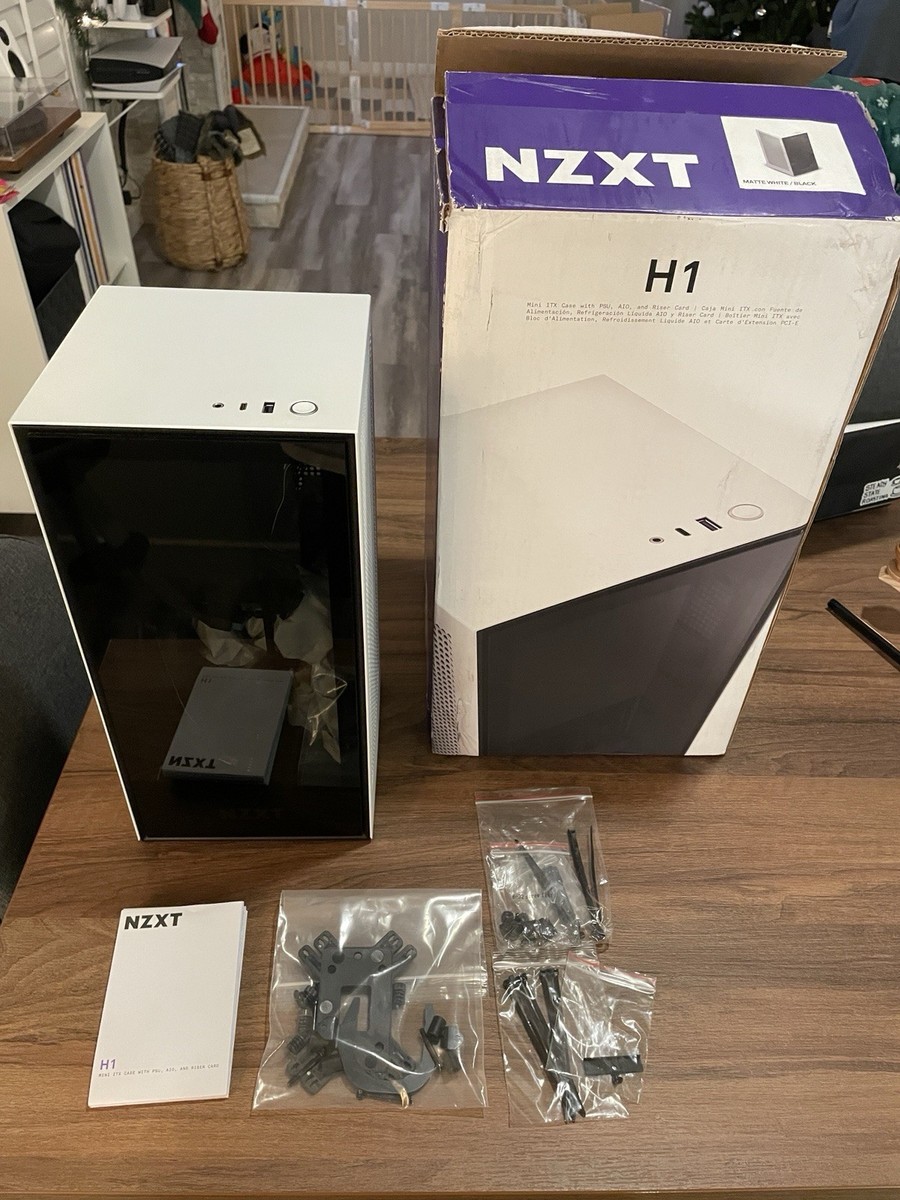 NZXT H1 Mini-ITX Gaming Case - Matte White for sale online | eBay