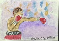 ACEO Art Card Original Watercolor 2.5 In x 3.5 in Sweetwater Art