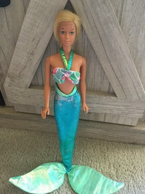 1992 The Little Mermaid Singing Ariel #1829 Ariel 18'' Doll Top & 11.5'' Mermaid T