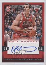 2013-14 Panini First Impressions Auto Erik Murphy #2 Auto 0a1