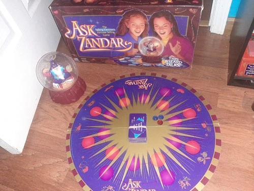 Milton Bradley Ask Zandar Board Game 1992 Vintage. Tested!