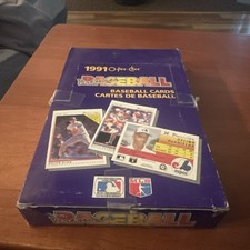 1991 O-Pee-Chee Premier Baseball Box 36 Packs Ken Griffey Jr