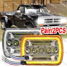 2pc 100w 7x6inch 5x7 Led Headlight Hilo Drl For Dodge D150 D250 D350 Ram Pickup 2pc 100w 7x6inch 5x7 Led Headlight Hilo Drl For Dodge D150 D250 D350 Ram Pickup