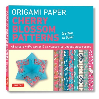 Tuttle Publishing - Origami Paper Cherry Blossom Patterns Small   It - H245z
