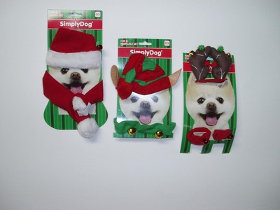 Simply Dog Holiday Pet DOG Puppy Hat and Accessories U-Pick