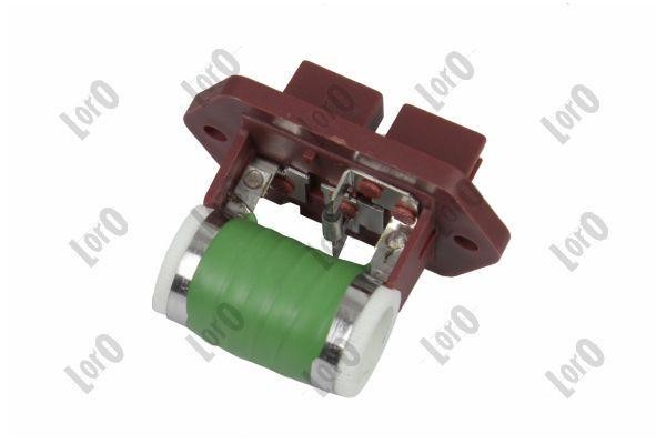 ABAKUS Heater Blower Resistor 133-009-006 2-Pole Reinforced for Citroën Fiat