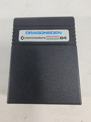 Dragonsden (1983) - Commodore C64 Cartridge Game - Vintage