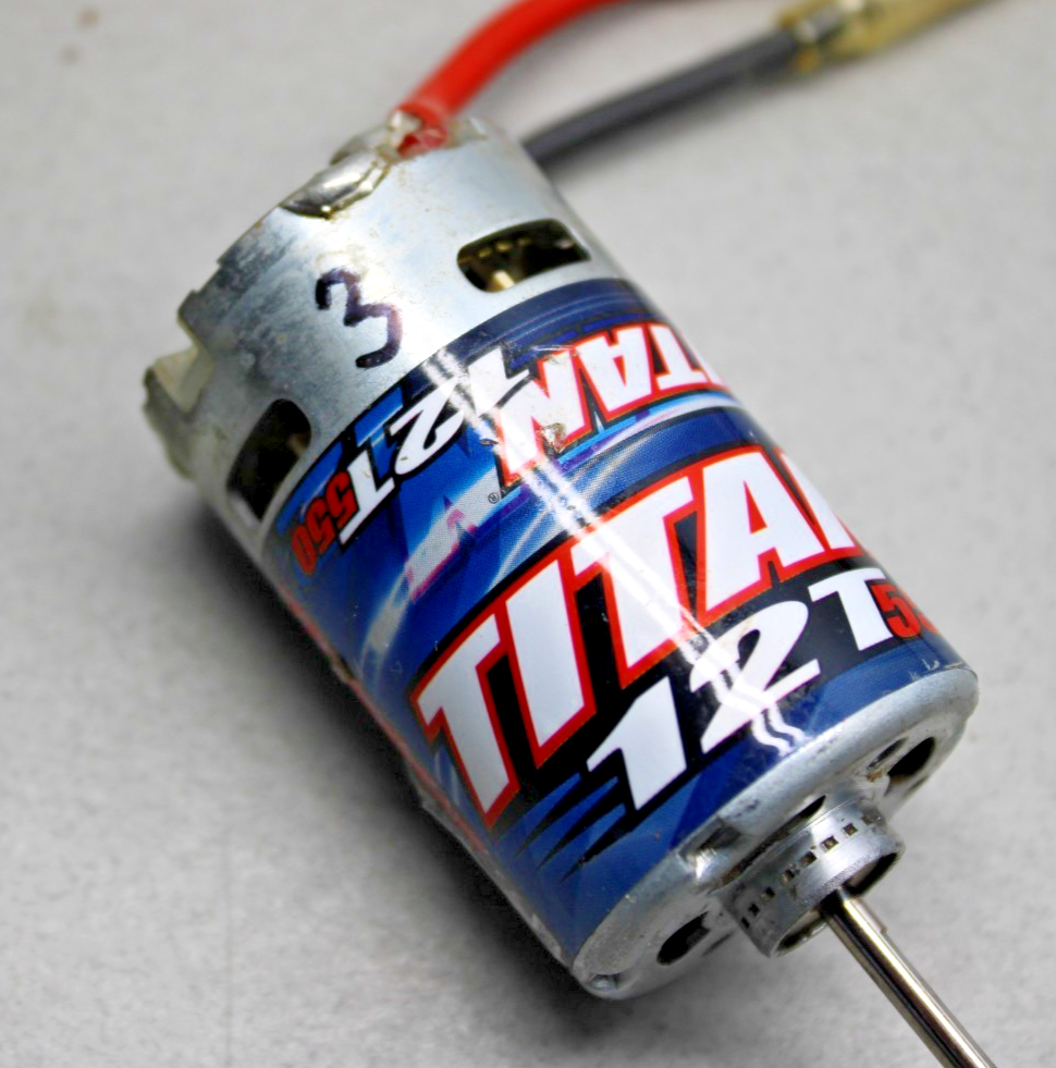 Traxxas XL-5 ESC & Titan 12T 550 Brushed Motor Combo for Rustler