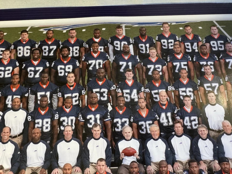 2006 Buffalo Bills Team foto pôster Kyle Williams Willis McGahee NFL - Imagem 3 de 4