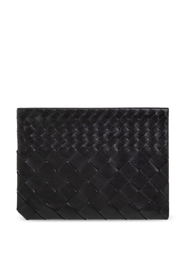 Bottega Veneta - Men - Half Zip Pouch handbag - Black 412890₽