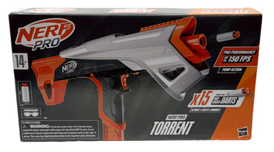 Nerf Pro - Torrent Blaster - MISB 2024 - with 15 Half-Length Darts