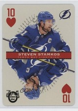 2021-22 O-Pee-Chee Playing Cards Steven Stamkos #10-HEARTS vs3