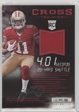 2013 Panini Rookies & Stars Cross Training Materials Quinton Patton #15 12ps