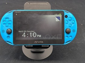 Sony PlayStation Vita PCH-2001 Aqua Blue Console Only With memory card!