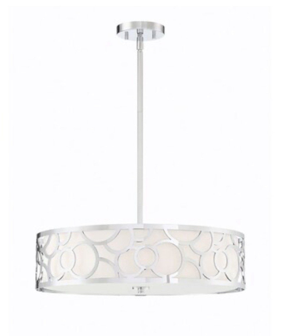 NICE! Park Harbor (PHPL6453PC )20 in 60W 3-Light Pendant Polished Chrome