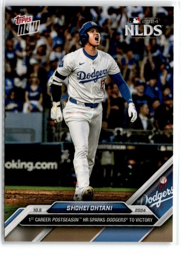 2024 TOPPS NOW NLDS - SHOHEI OHTANI DODGERS #801
