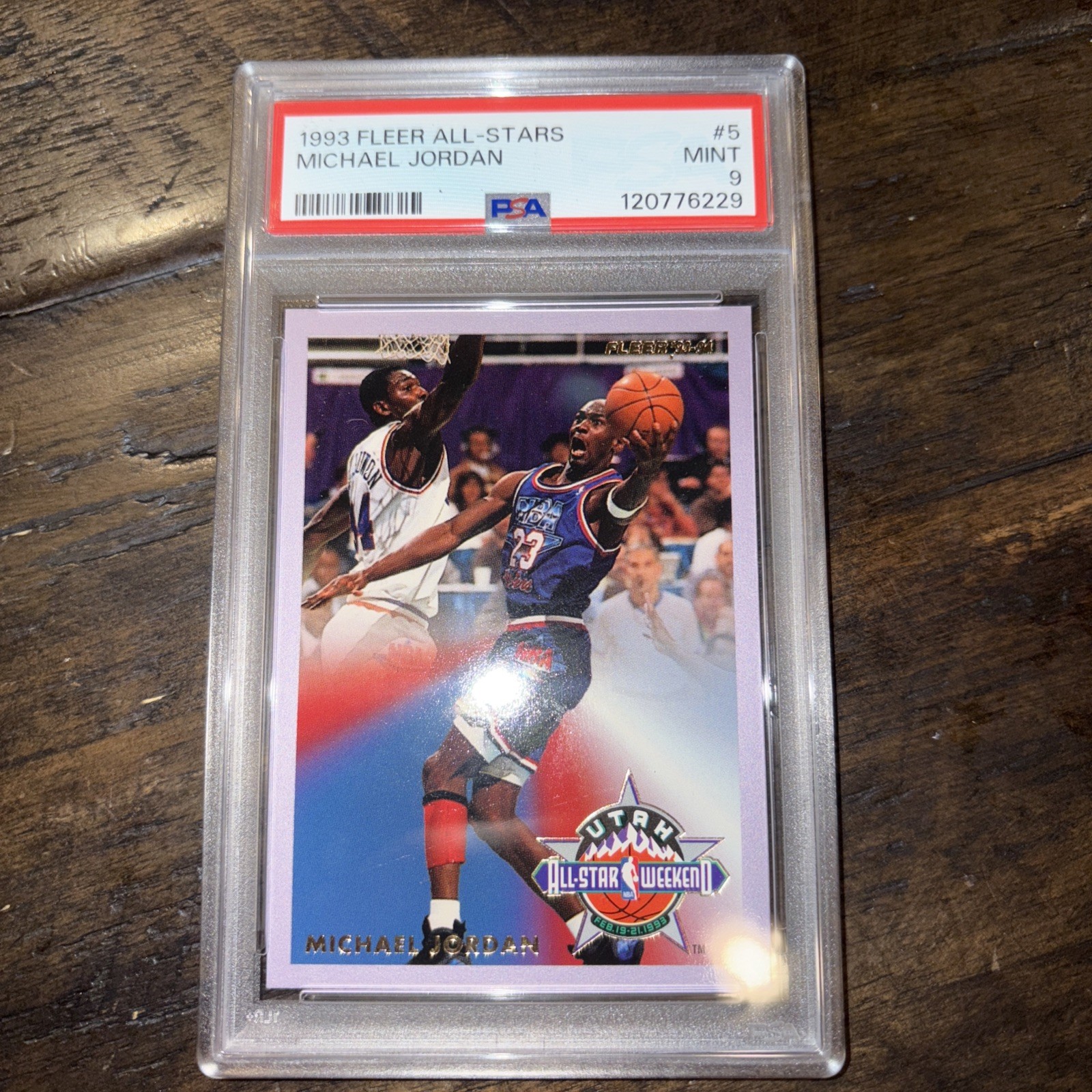 Michael Jordan 1993 Fleer All-Stars PSA 9 Mint #5