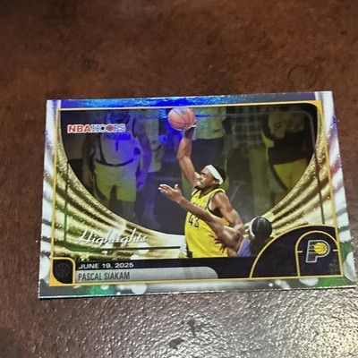 Topps 2024-25 NBA Hoops Highlights #265 Pascal Siakam Indiana Pacers Insert