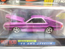 Racing Champions Hot Rod Collectibles - 1968 Amc Amx - Purple Rubber Tires