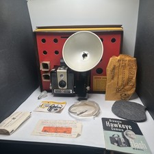 Vintage Kodak Brownie Hawkeye Flash Outfit Model Camera W/ Bottom Half Of Box