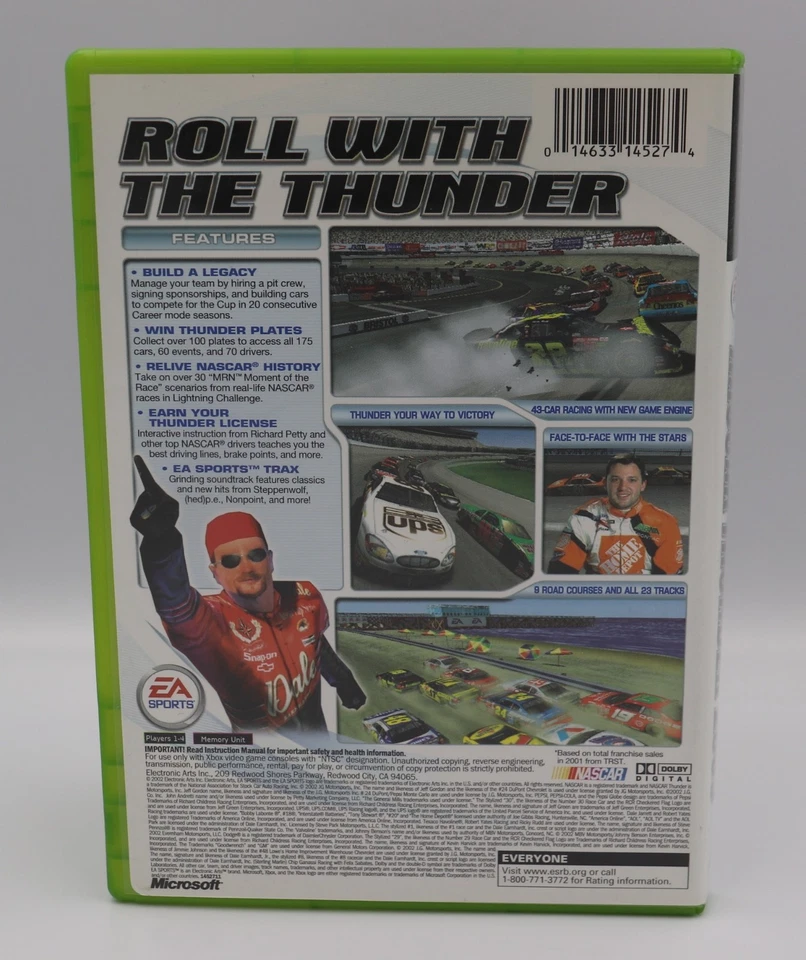NASCAR Thunder 2003 Microsoft Xbox Game CIB Complete Used NO US TARIFFS - Image 2 of 3