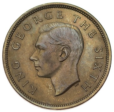 New Zealand - Half Crown 1950 - George VI | eBay