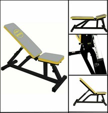 Gym Incline Weight Bench Heavy Duty Steel Bench Bicep Equipment Barbell Fitness