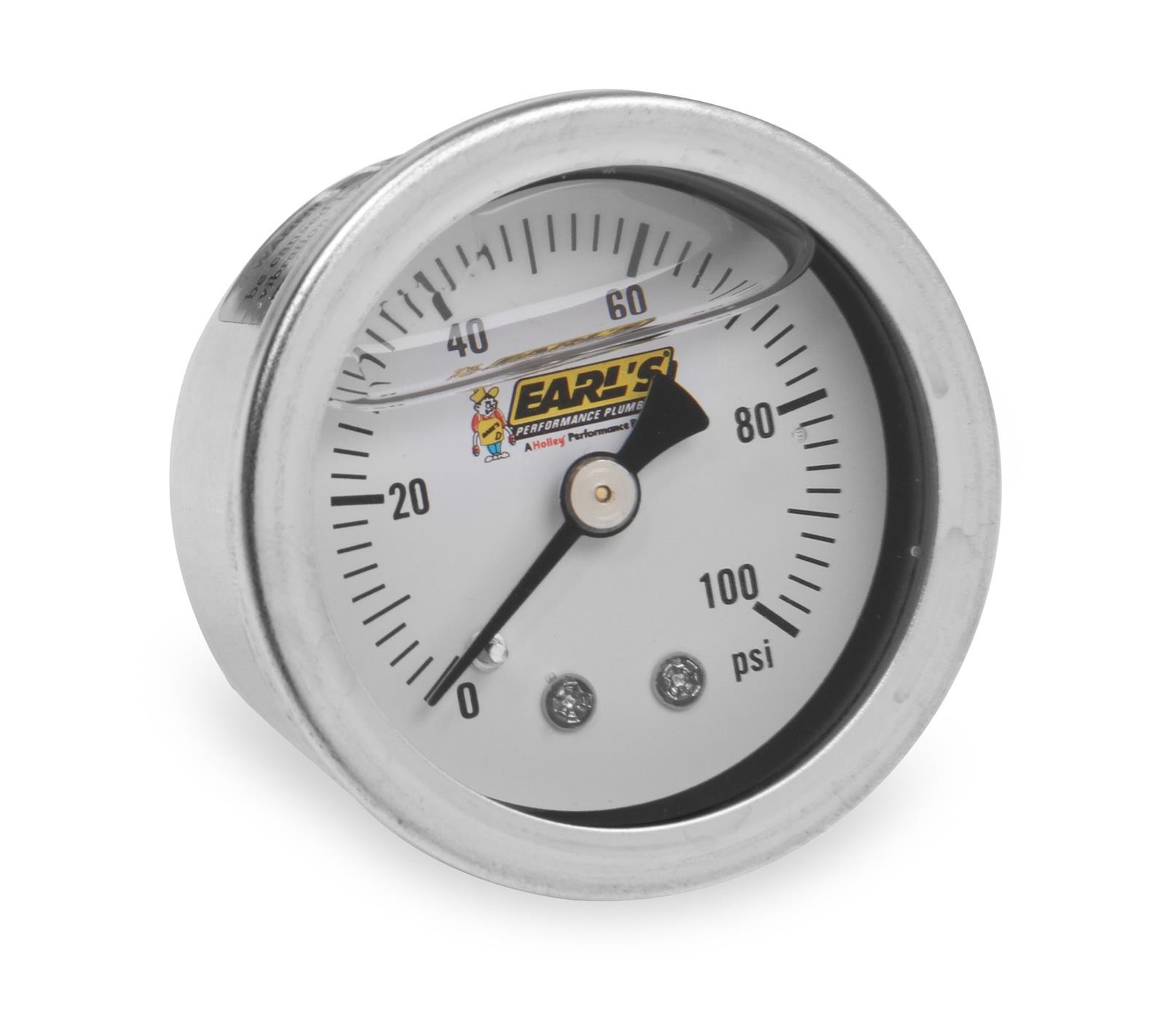 Earl's Performance Analog Fuel Pressure Gauge 100187ERL