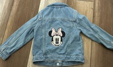 Gap Disney Minnie Mouse Embroidery Denim Jacket Size 4